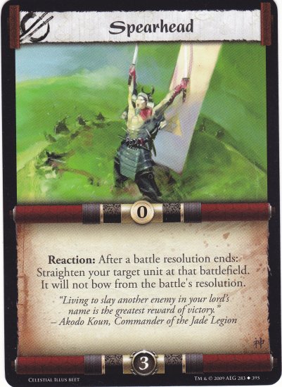 Spearhead (L5R) - Near Mint