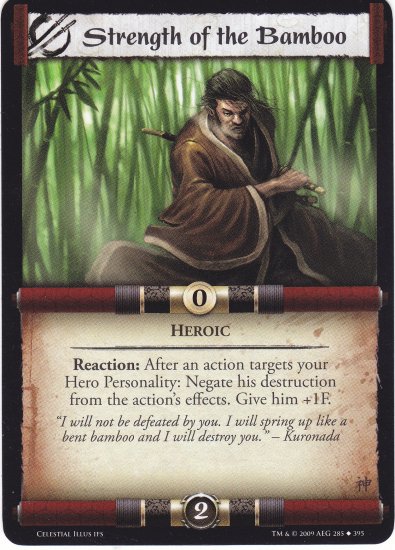 Strength of the Bamboo (L5R) - Near Mint