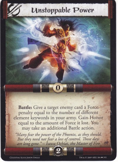 Unstoppable Power (L5R) - Near Mint