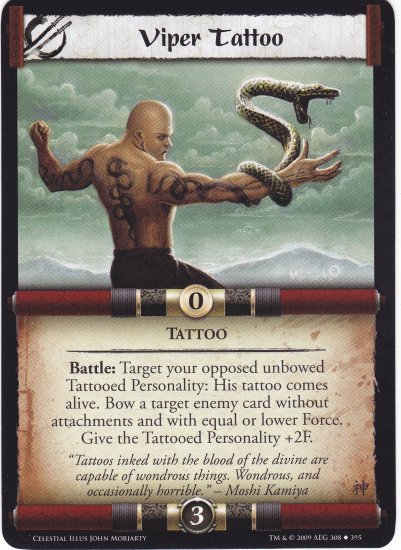 Viper Tattoo (L5R) - Near Mint