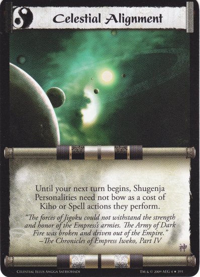 Celestial Alignment (L5R) - Near Mint