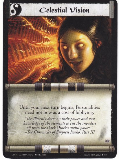 Celestial Vision (L5R) - Near Mint