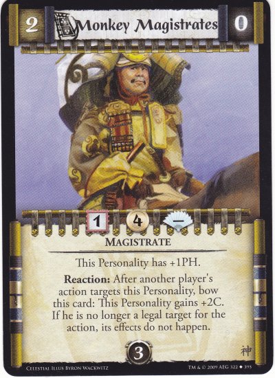 Monkey Magistrates (L5R) - Near Mint
