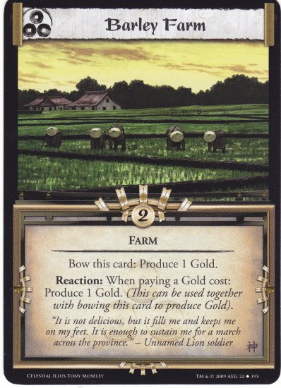 Barley Farm (L5R) - Near Mint