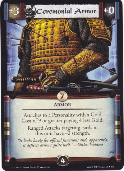 Ceremonial Armor (L5R) - Near Mint