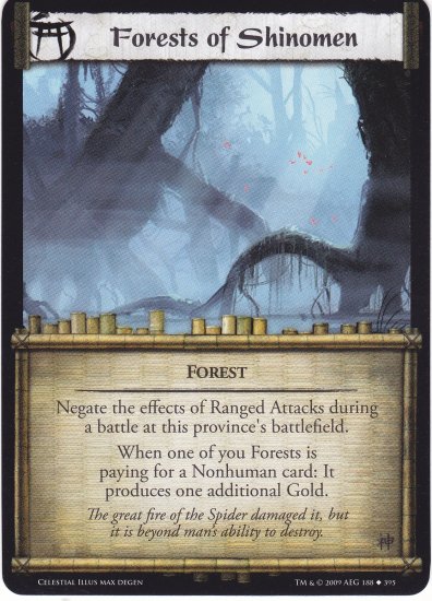 Forests of Shinomen (L5R) - Near Mint