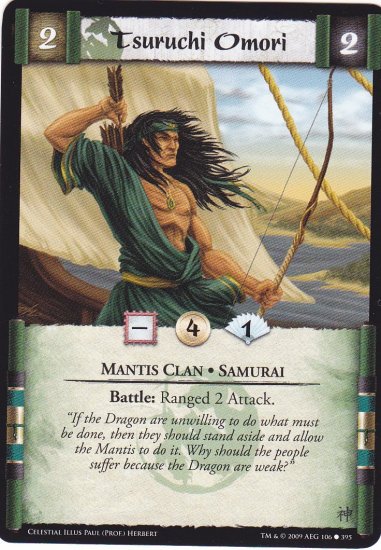 Tsuruchi Omori x3 (L5R) - Near Mint