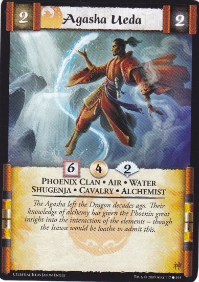 Agasha Ueda x3 (L5R) - Near Mint