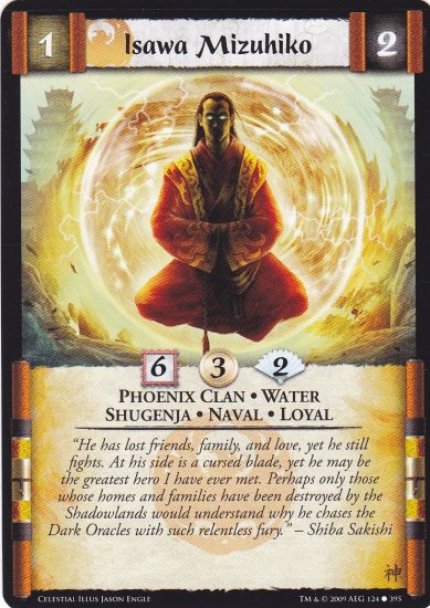 Isawa Mizuhiko x3 (L5R) - Near Mint