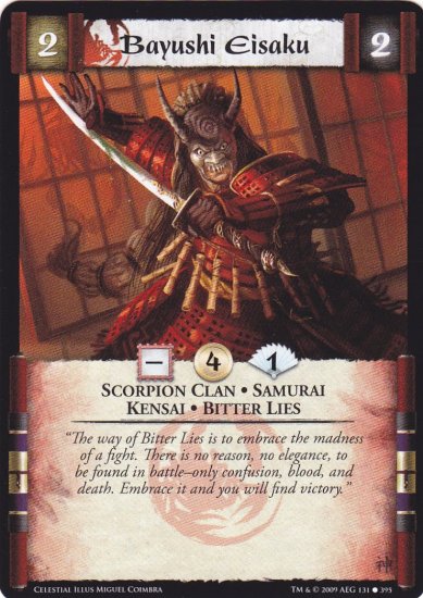 Bayushi Eisaku x3 (L5R) - Near Mint