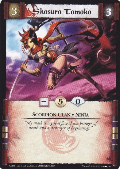 Shosuro Tomoko x3 (L5R) - Near Mint