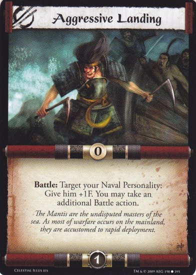 Aggressive Landing x3 (L5R) - Near Mint