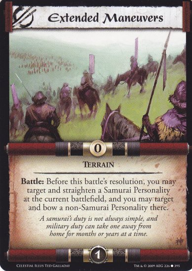 Extended Maneuvers x3 (L5R) - Near Mint