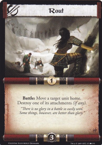 Rout x3 (L5R) - Near Mint