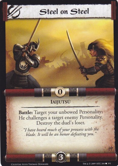 Steel on Steel x3 (L5R) - Near Mint