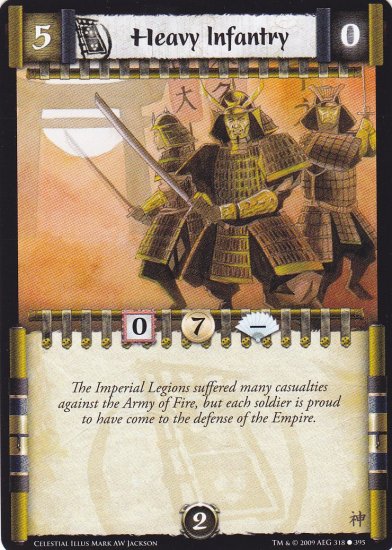 Heavy Infantry x3 (L5R) - Near Mint