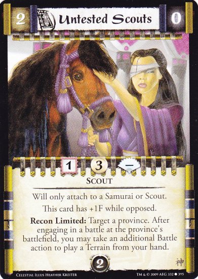 Untested Scouts x3 (L5R) - Near Mint