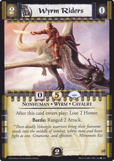 Wyrm Riders x3 (L5R) - Near Mint