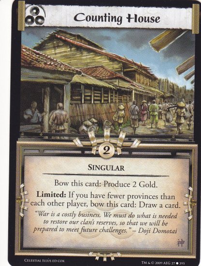 Counting House x3 (L5R) - Near Mint
