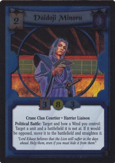FOIL Daidoji Minoru (L5R) - Near Mint