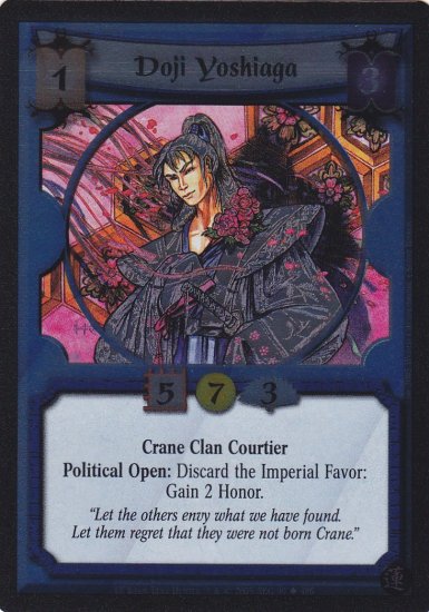 FOIL Doji Yoshiaga (L5R) - Near Mint