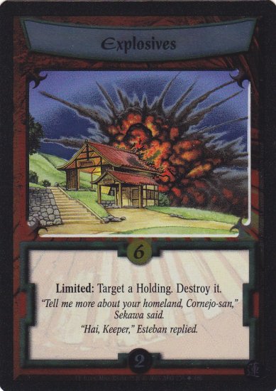 FOIL Explosives (L5R) - Near Mint