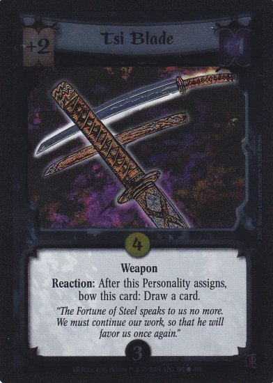 FOIL Tsi Blade (L5R) - Near Mint