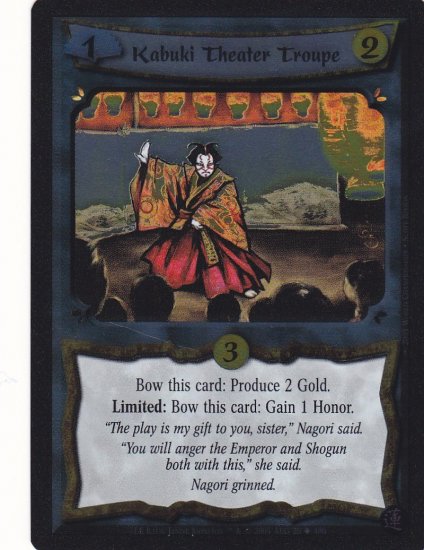 FOIL Kabuki Theater Troupe (L5R) - Near Mint