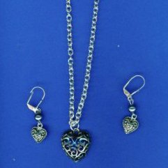 Silver Filigree-pattern Set