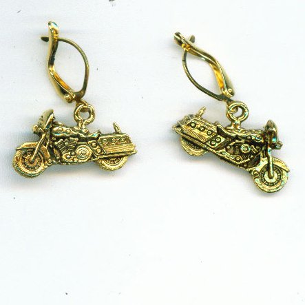 Motorcycle Earrings