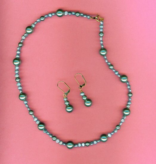 Turquoise Pearl Set