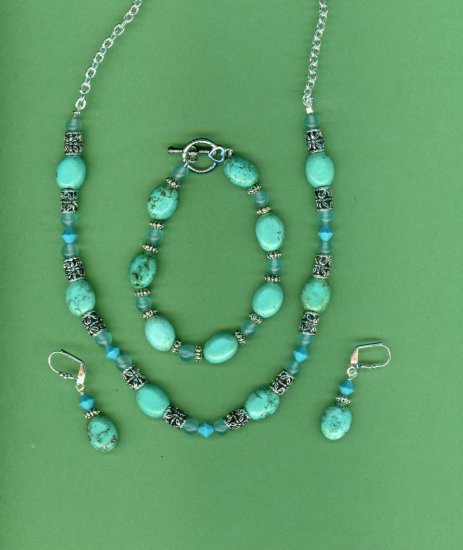 Real Turquoise 3pc Set