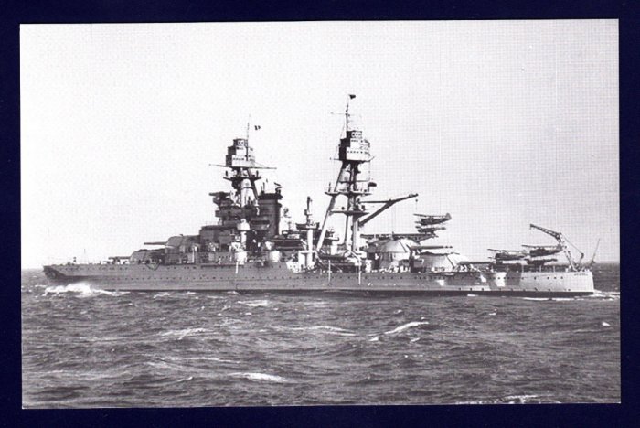 USS ARIZONA BB-39 Battleship Navy Ship Postcard