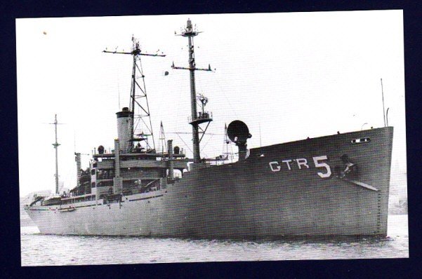 USS LIBERTY AGTR-5 Intelligence Ship Postcard ATTACKED BY ISRAEL 1967