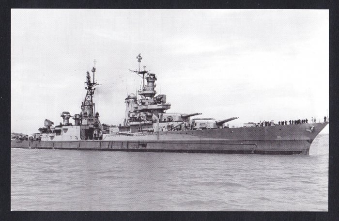 USS INDIANAPOLIS CA-35 Cruiser Navy Ship Postcard