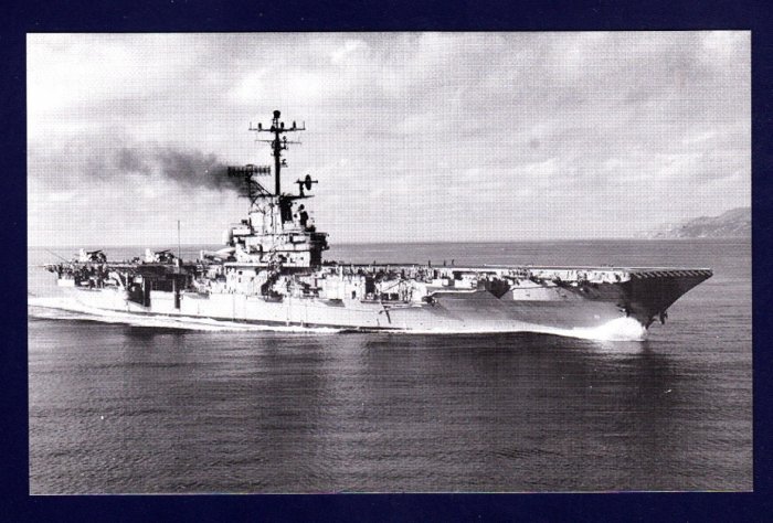 USS BENNINGTON CVS-20 Aircraft Carrier Navy Ship Postcard