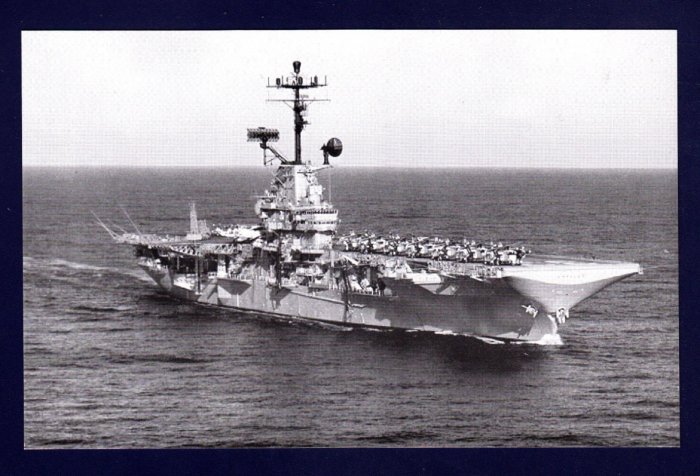 USS KEARSARGE CVS-33 Aircraft Carrier Navy Ship Postcard