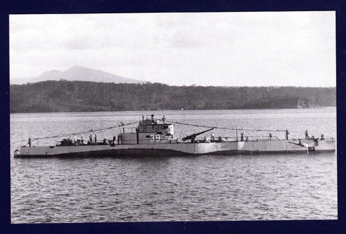 USS S-39 (SS-144) Submarine Navy Ship Postcard