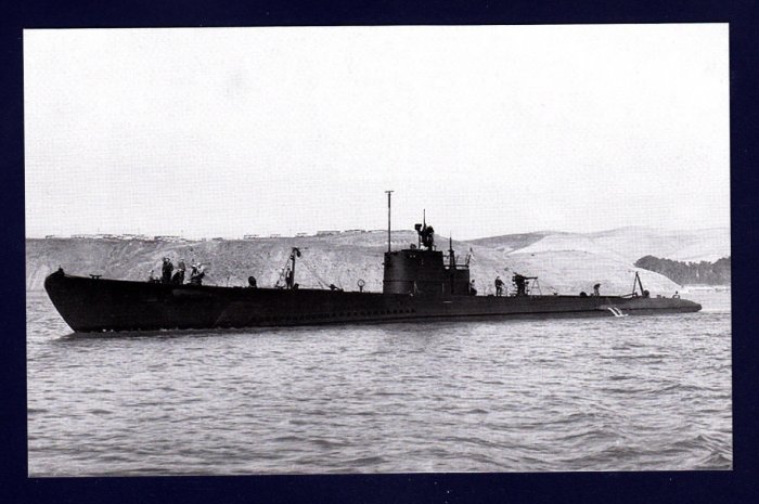 USS PORPOISE SS-172 Submarine Navy Ship Postcard