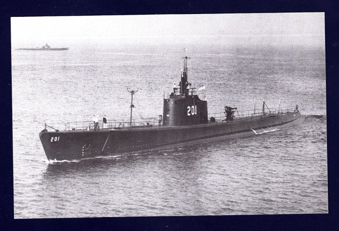 USS TRITON SS-201 Submarine Navy Ship Postcard