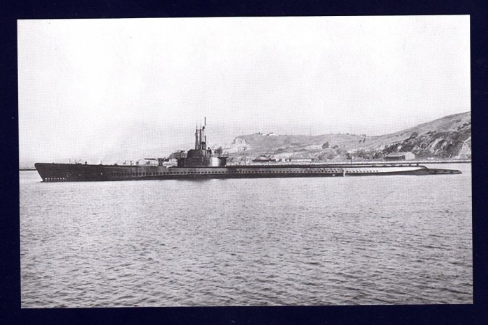 USS TANG SS-306 Submarine Navy Ship Postcard