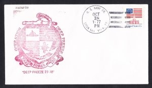 McMURDO STATION ANTARCTICA 1977-78 Operation Deep Freeze Polar Cover