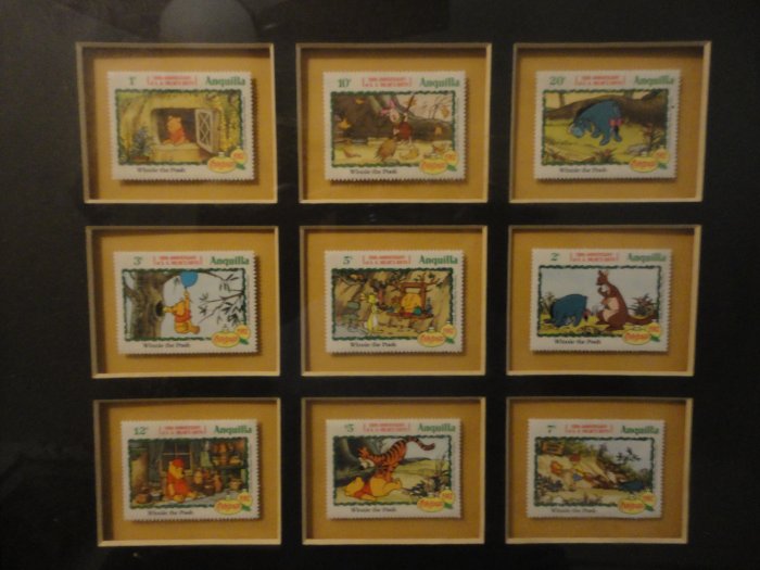 Winnie the pooh anguilla stamps