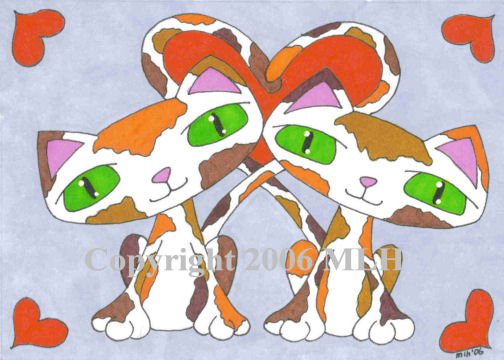 Cally and Co (aceo print)