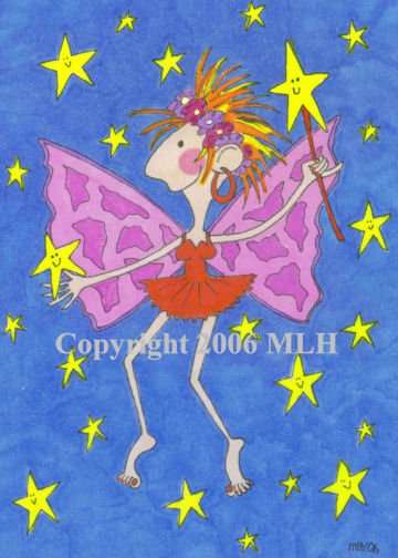 Fairly Ugly Fairy (aceo print)
