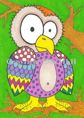 Hootie (aceo print)