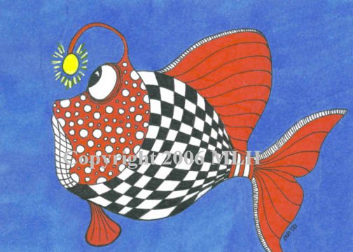 Night Swimmer (aceo print)