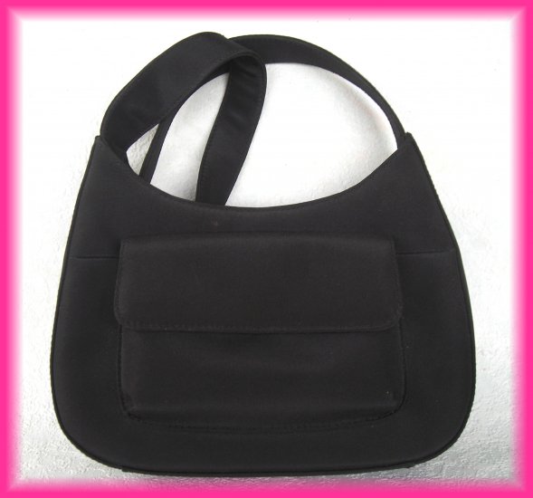 Coldwater Creek Small Black Hobo Style Handbag Purse - Looks Unused - FREE Shipping