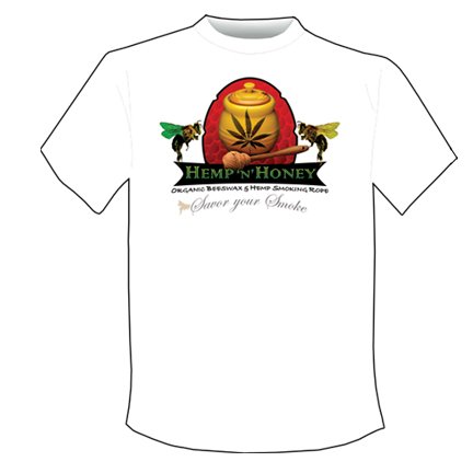 Large Mens Hemp 'n' Honey Tee shirt