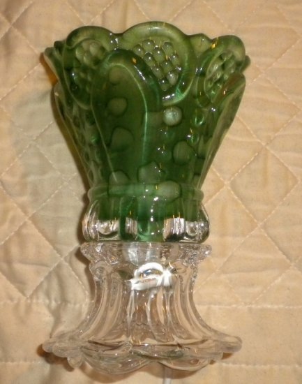 Electric Oil Warmer -Green Pedestal Designs